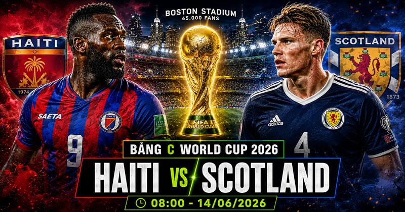 Nhận định Haiti vs Scotland World Cup 2026 bảng C: Hai cuộc trở về sau hơn 5 thập kỷ